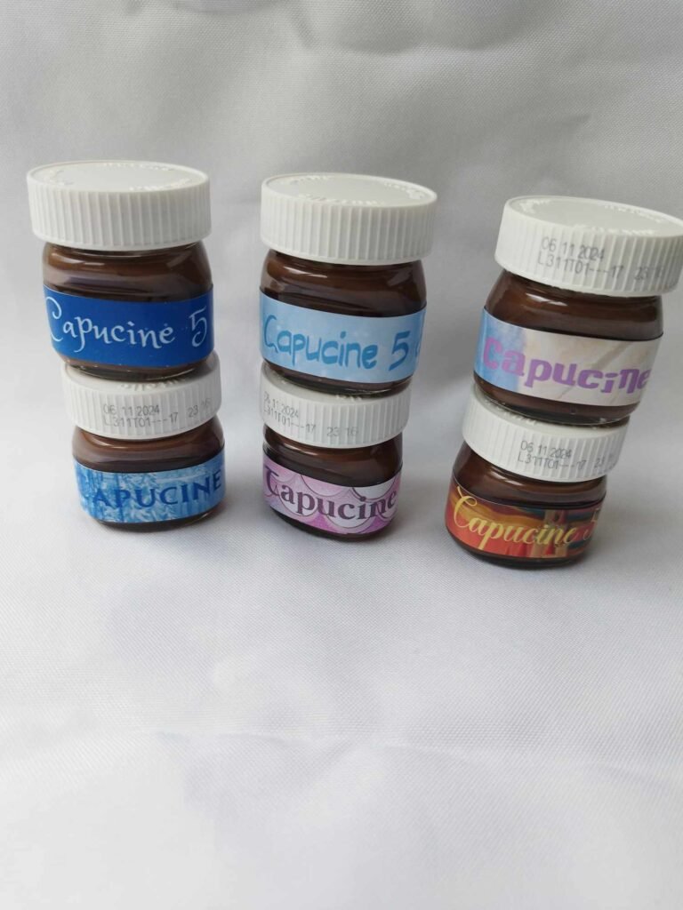 Mini pot de Nutella thème princesses