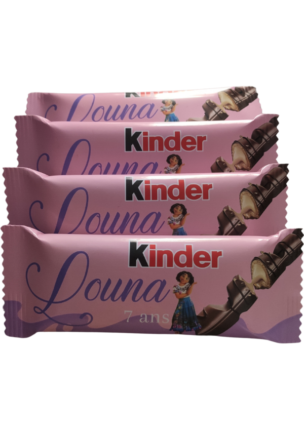 kinder bueno personnalisé