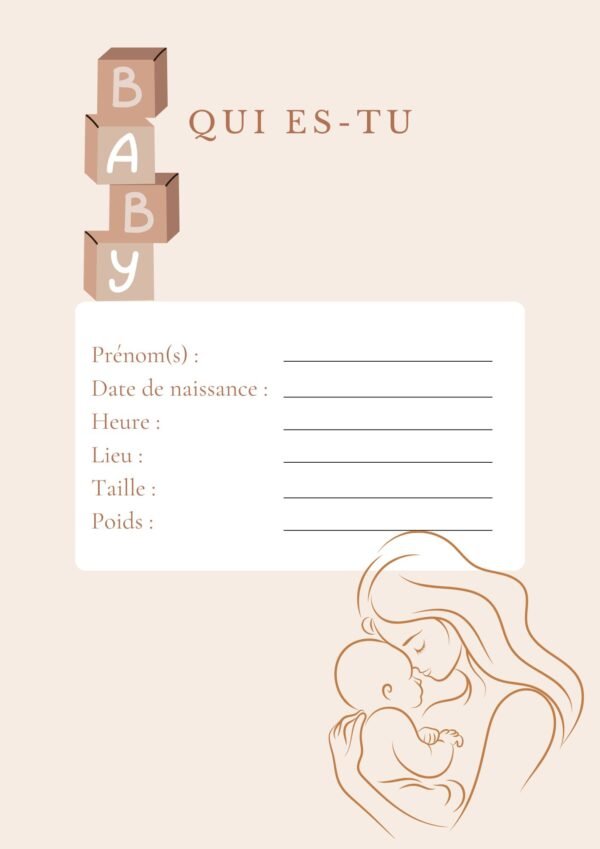 Journal de bébé Lili