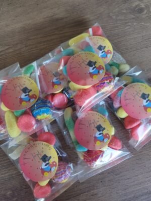 Pack Baptême Essentiel – sachets de bonbons personnalisés pour invités